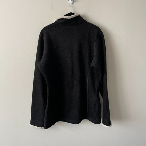 Kuhl Alaska 1/4 Zip Fleece Mock Neck Long Sleeve Pullover Sweater Black Medium - Picture 3 of 6